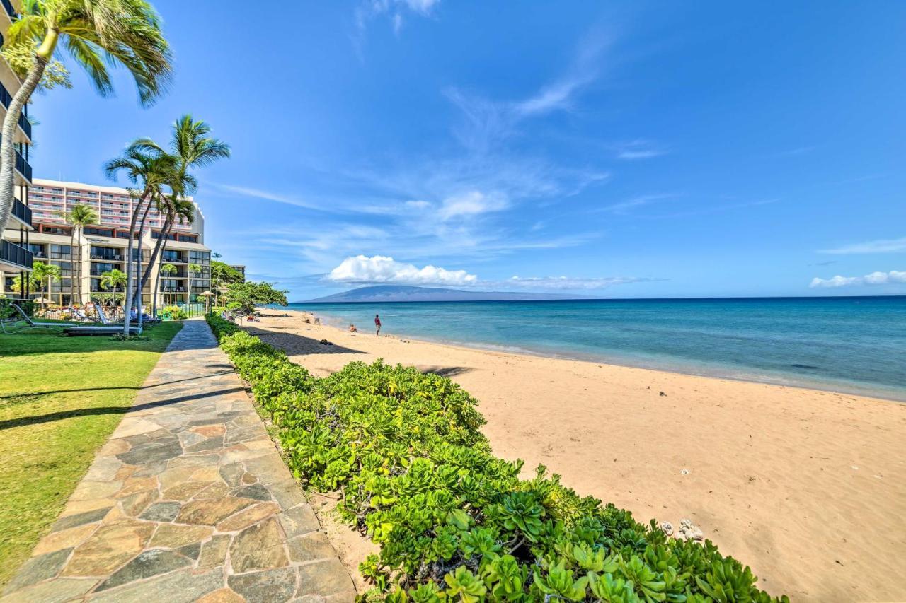 Cute Beachfront Condo With Lanai And Resort Pools Kahana Buitenkant foto